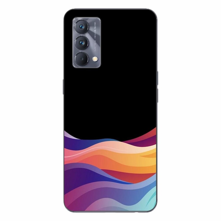 ΠΠ°ΠΏΠ°ΠΊ, ΡΡΠ²ΠΌΠ΅ΡΡΠΈΠΌ Ρ Realme GT Master Silicon Gel Tpu Model Neon Waves