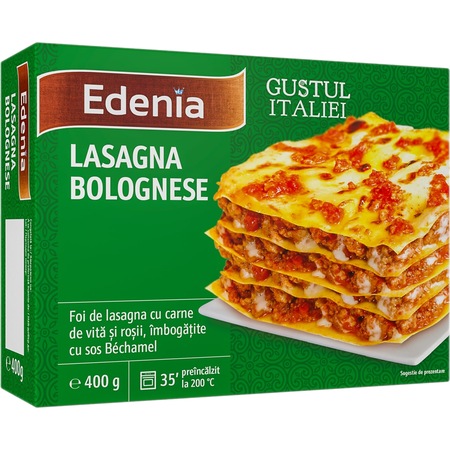 Lasagna Bolognese 400g Edenia Emag Ro