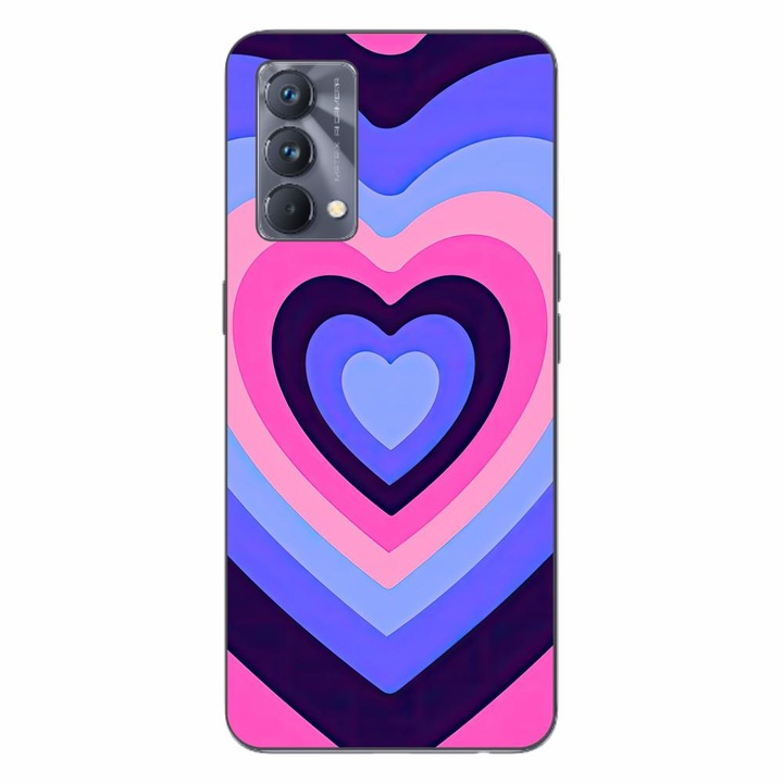 Капак, съвместим с модел Realme GT Master Silicon Gel Tpu Powerpuff Girls Heart Candy Mix