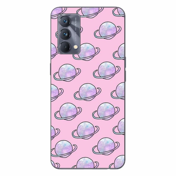 Покритие, съвместимо с модел Realme GT Master Silicon Gel Tpu Saturn Dreams