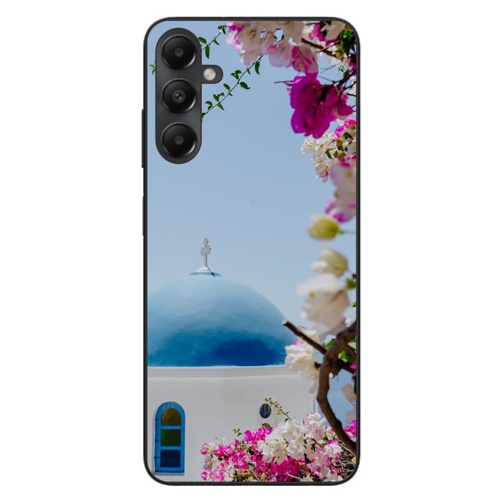 Husa compatibila cu Samsung Galaxy A55 Silicon Gel Tpu Model Grecia Santorini