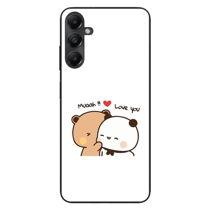 Husa compatibila cu Samsung Galaxy A05s Silicon Gel Tpu Model Bubu Dudu Muaah Love You