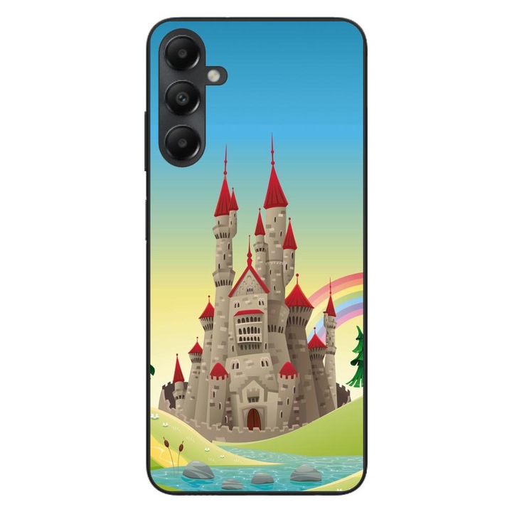 Husa compatibila cu Samsung Galaxy A55 Silicon Gel Tpu Model Castel