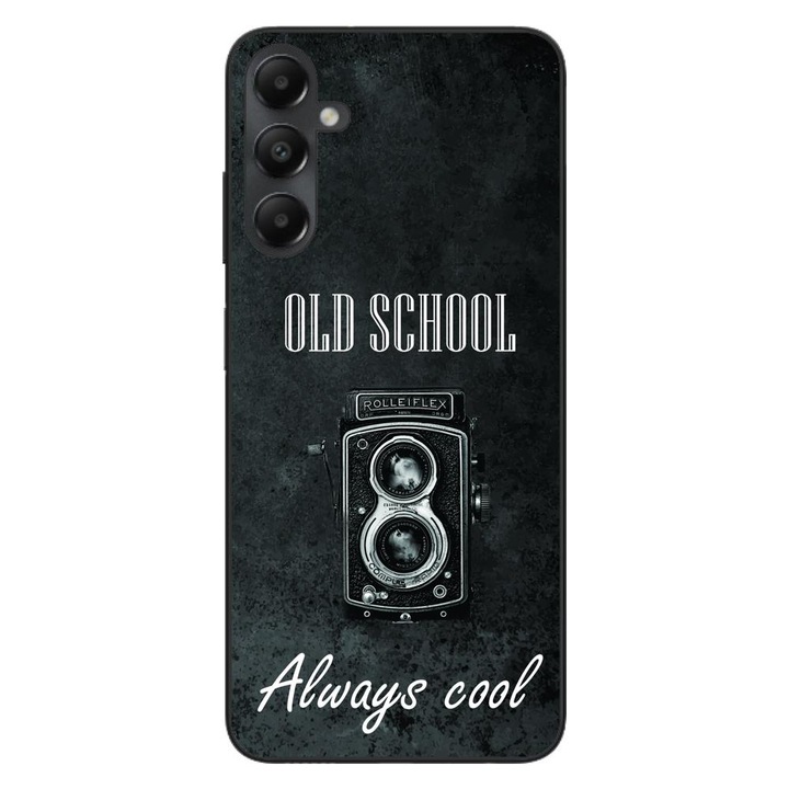 Husa compatibila cu Samsung Galaxy A55 Silicon Gel Tpu Model Retro Camera