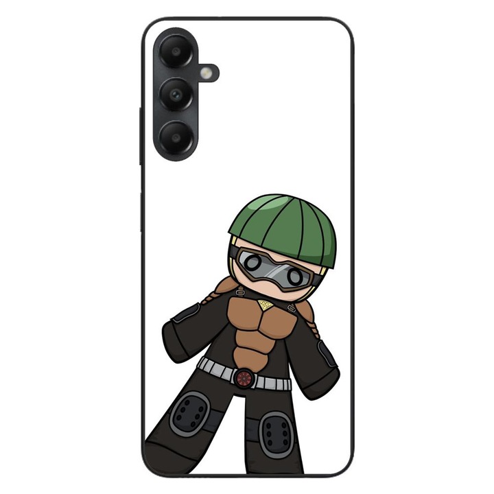 Husa compatibila cu Samsung Galaxy A55 Silicon Gel Tpu Model One Punch Man Mumen Rider