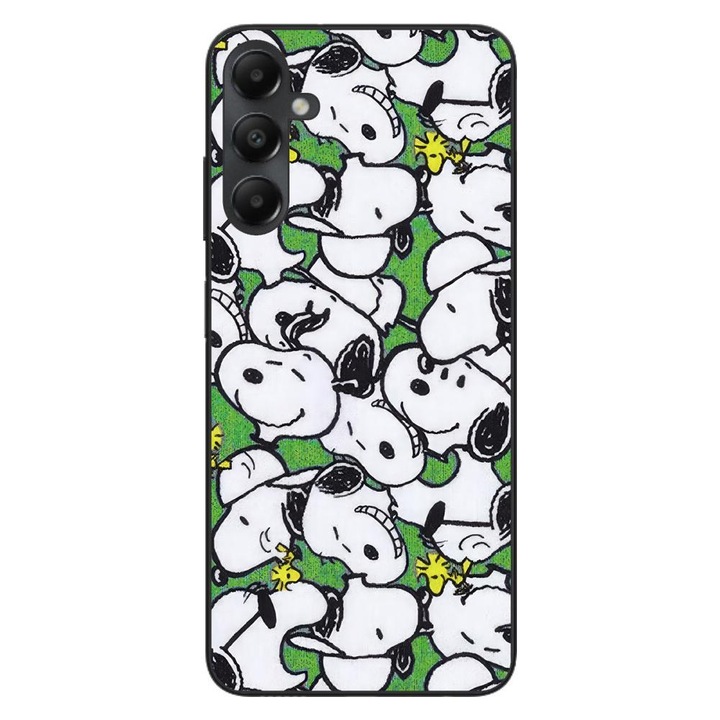 Tok, kompatibilis a Samsung Galaxy A55 Szilikon Gél Tpu Model Snoopy mintával