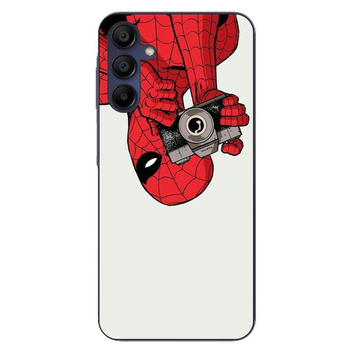 Капак, съвместим с Samsung Galaxy A55 Silicon Gel Tpu Модел Спайдърмен