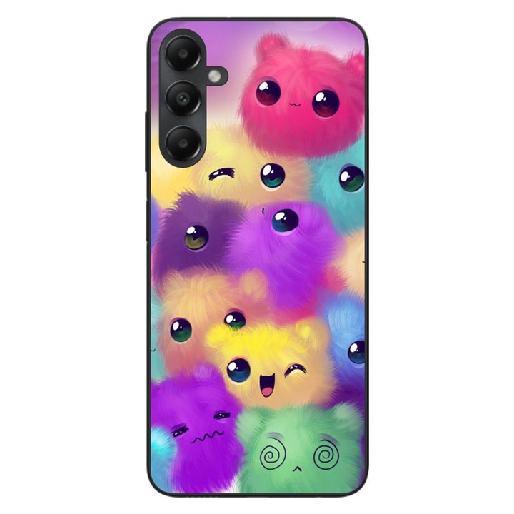 Husa compatibila cu Samsung Galaxy A55 Silicon Gel Tpu Model Pufosi Colorati