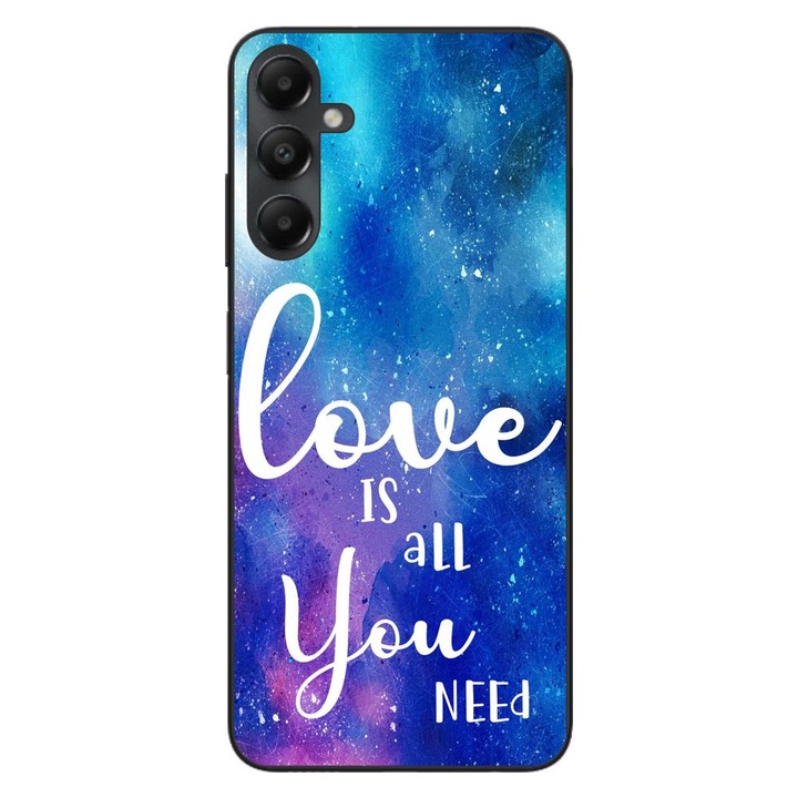Husa compatibila cu Samsung Galaxy A55 Silicon Gel Tpu Model Love Is All You Need