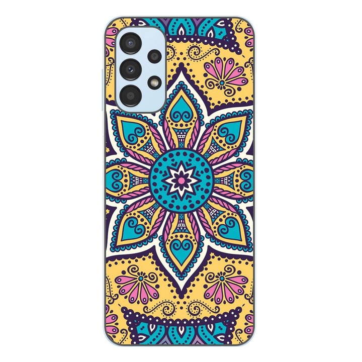 Husa compatibila cu Samsung Galaxy A23 4G, A23 5G Silicon Gel Tpu Model Mandala Twilight