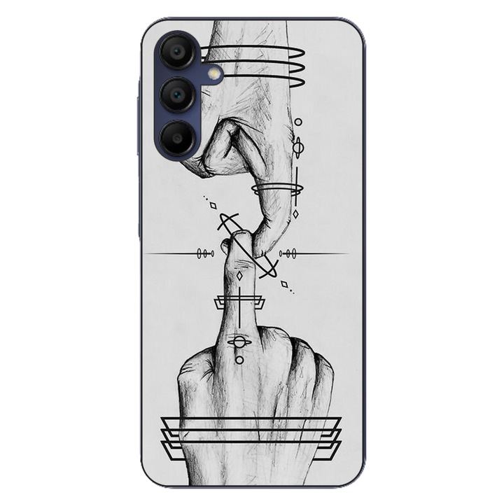 Husa compatibila cu Samsung Galaxy A25 5G Silicon Gel Tpu Model Universe Touch