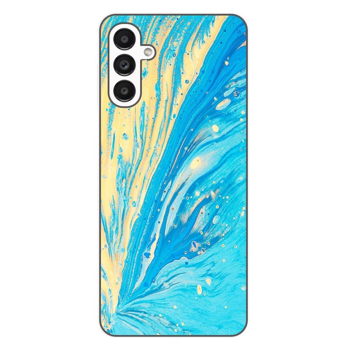 Кейс, съвместим с Samsung Galaxy A54 5G Silicon Gel Tpu Модел Aqua Bloom