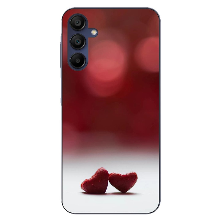 Кейс, съвместим със Samsung Galaxy A55 Silicon Gel Tpu Модел Малки сърца