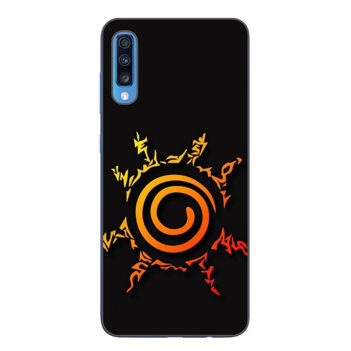 Husa compatibila cu Samsung Galaxy A70 Silicon Gel Tpu Model Eight Trigrams Sealing