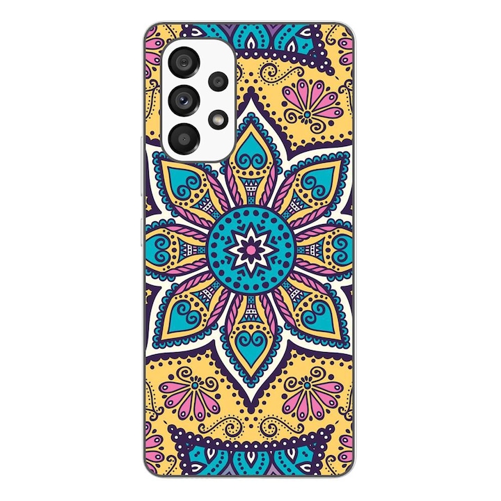 Кейс, съвместим с Samsung Galaxy A53 5G Silicone Gel Tpu Модел Mandala Twilight