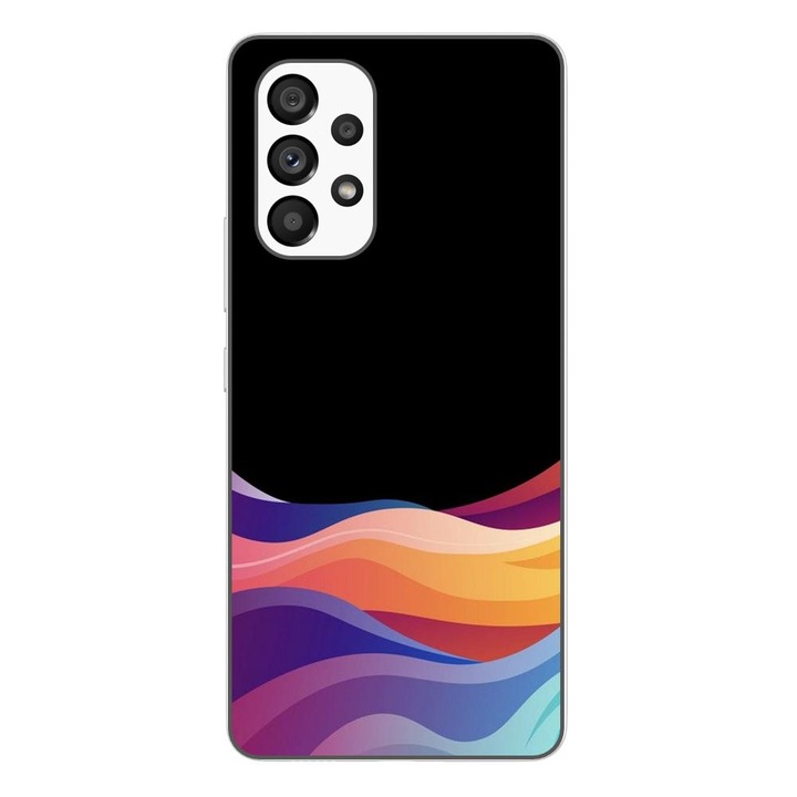 Кейс съвместим с Samsung Galaxy A53 5G Silicon Gel Tpu Модел Neon Waves