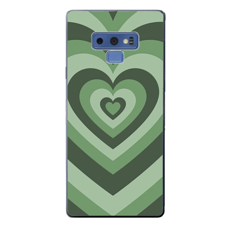 Калъф, съвместим със Samsung Galaxy Note 9 Silicon Gel Tpu Модел Powerpuff Girls Heart Green