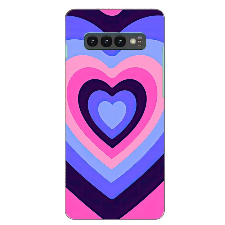 A burkolat kompatibilis a Samsung Galaxy S10 szilikon gél Tpu modellel Powerpuff Girls Heart Candy Mix