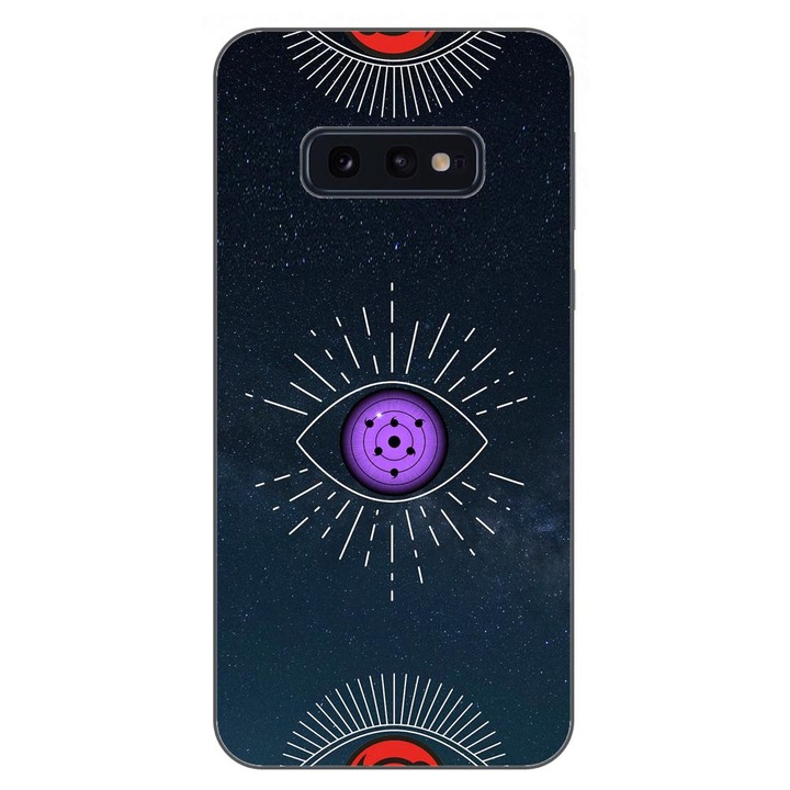 Husa compatibila cu Samsung Galaxy S10e Silicon Gel Tpu Model Tomoe Rinnegan Eye