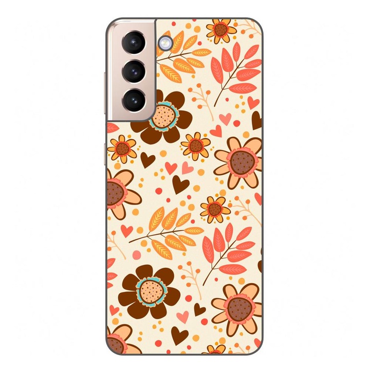 Husa compatibila cu Samsung Galaxy S21 FE Silicon Gel Tpu Model Loving Autumn