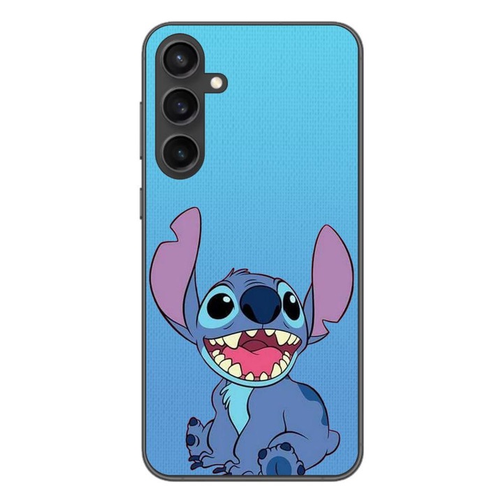 Кейс, съвместим с Samsung Galaxy S23 FE Silicon Gel Tpu Model Stitch Blue
