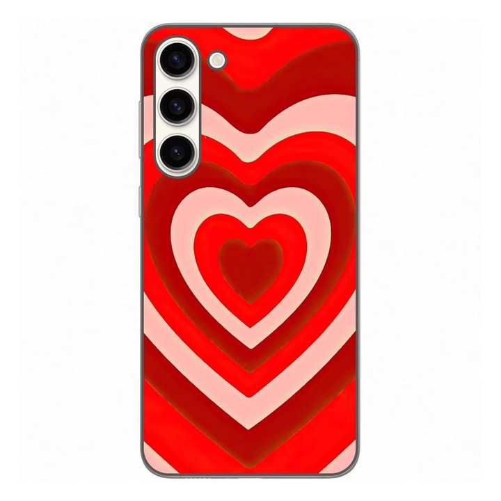 Husa compatibila cu Samsung Galaxy S23 Plus Silicon Gel Tpu Model Powerpuff Girls Heart Red Soul