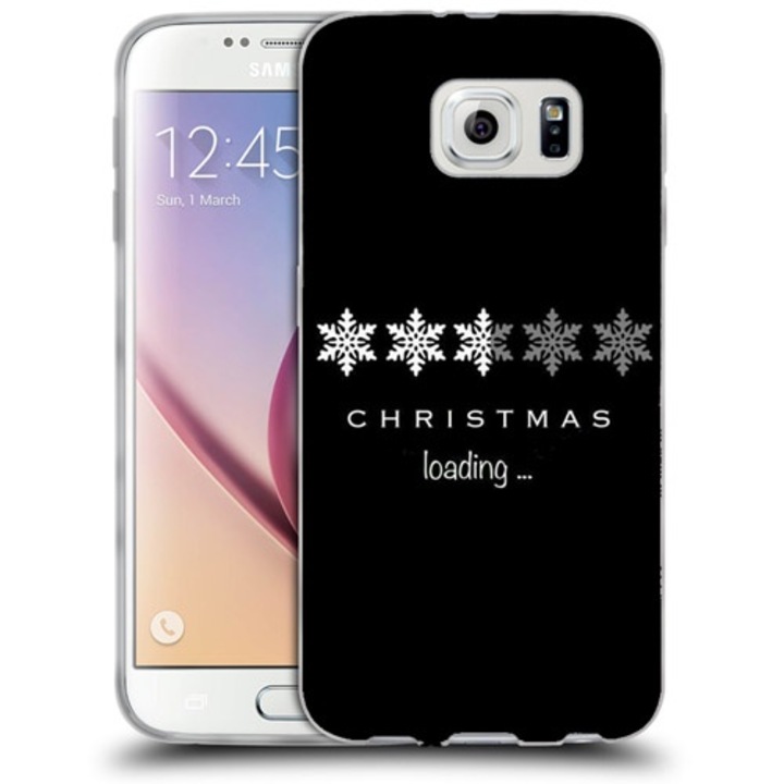 Husa compatibila cu Samsung Galaxy S6 G920 Silicon Gel Tpu Model Christmas Loading
