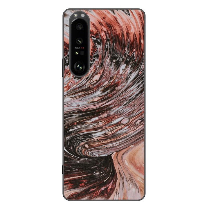 Капак, съвместим с модел Sony Xperia 1 III Silicon Gel Tpu Copper Stream