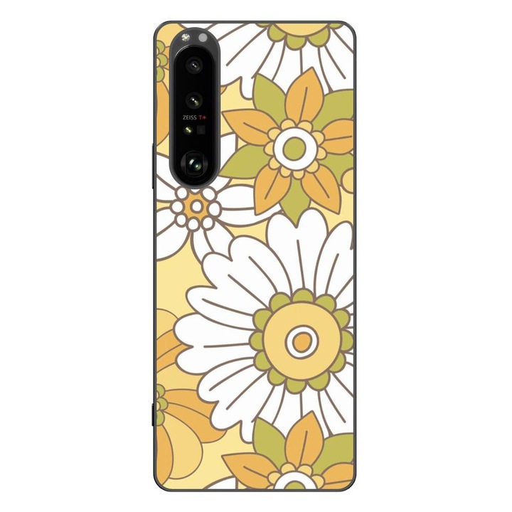 Кейс съвместим със Sony Xperia 1 III Silicone Gel Tpu Модел Pastel Garden