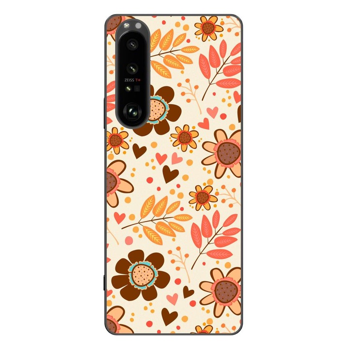 Капак, съвместим с модел Sony Xperia 1 III Silicon Gel Tpu Loving Autumn