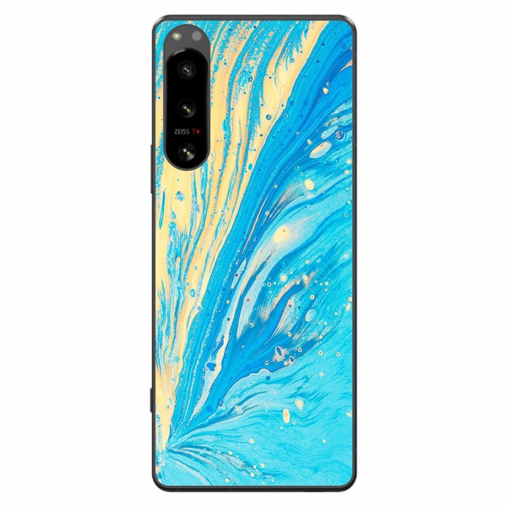 Калъф, съвместим със Sony Xperia 5 IV Silicone Gel Tpu Модел Aqua Bloom