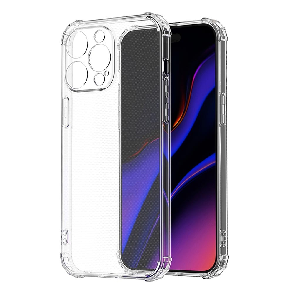 BestCase® Husa Anti Shock 1.5MM, Compatibila Cu Apple iPhone 16 Pro, Rezistenta La Socuri, Transparent