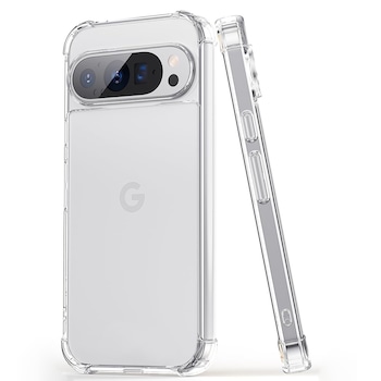 BestCase® Husa Anti Shock 1.5MM, Compatibila Cu Google Pixel 9 Pro, Rezistenta La Socuri, Transparent
