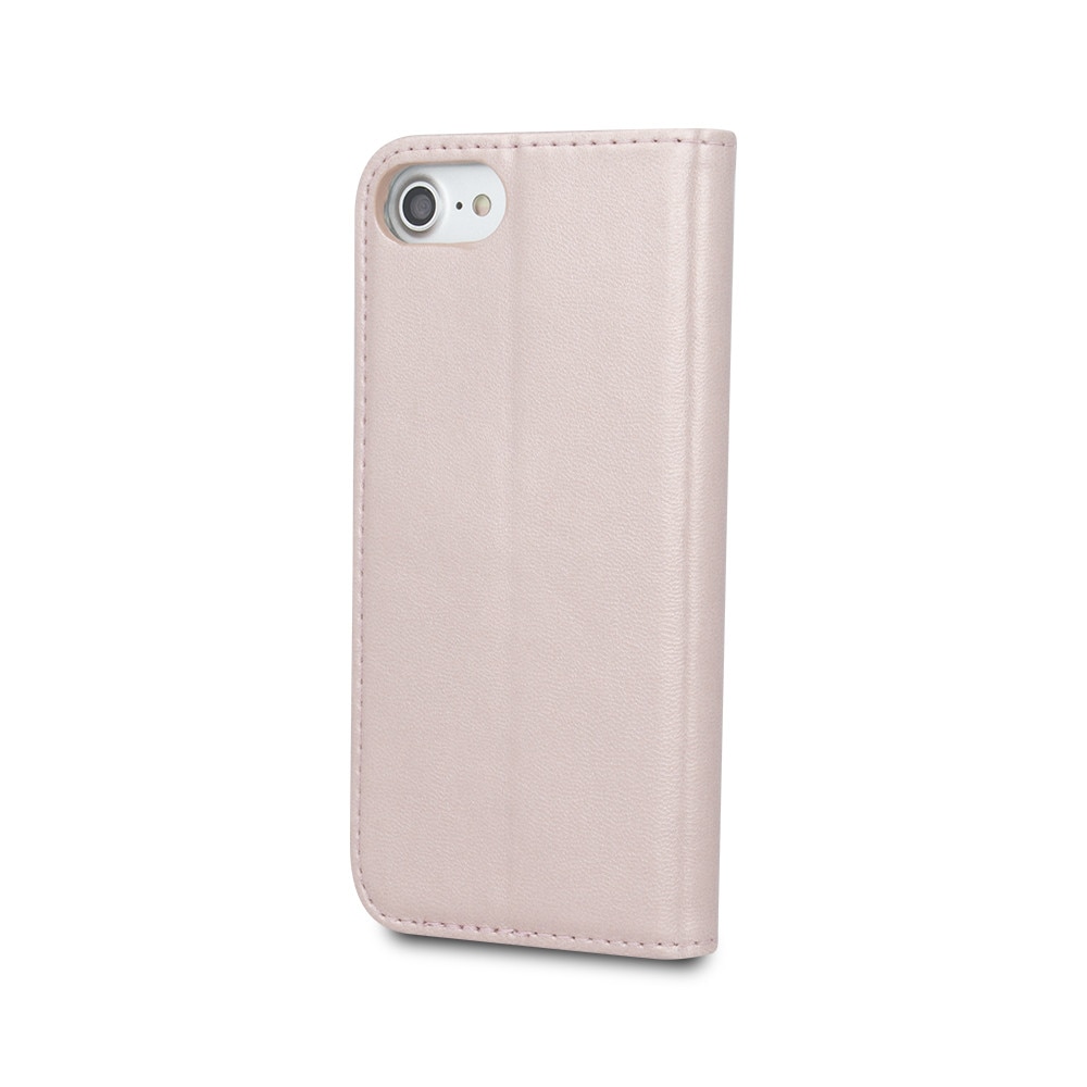 Husa Flip Carte/Stand compatibila cu Samsung A715 Galaxy A71, inchidere magnetica, Rose Gold