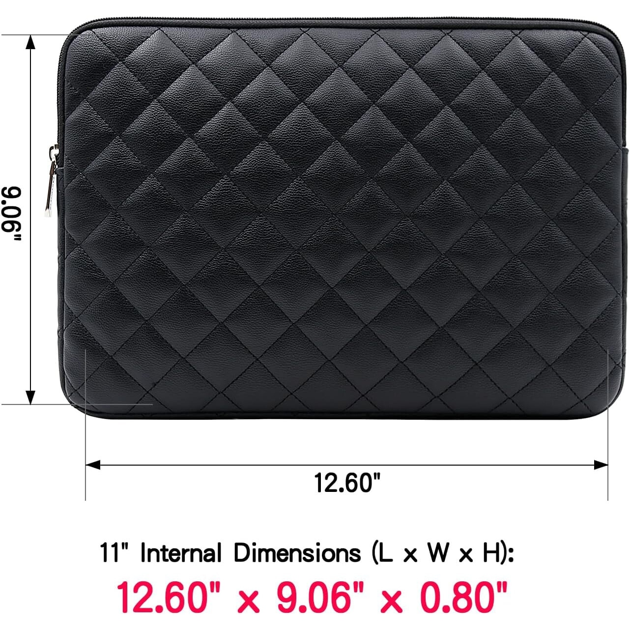 Husa Spacer, pentru tableta de 11 inch, JENOUS®, Captuseala din material cu bule, rezistenta la socuri si apa, 36.5X25.5X2CM, Negru