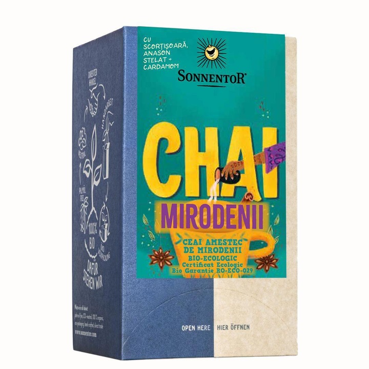 Ceai Chai Mirodenii Eco 18 Plicuri Sonnentor