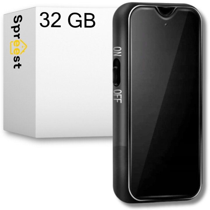 Шпионски рекордер Mini Digital Listening Mic Pendrive 32GB магнитен ключодържател