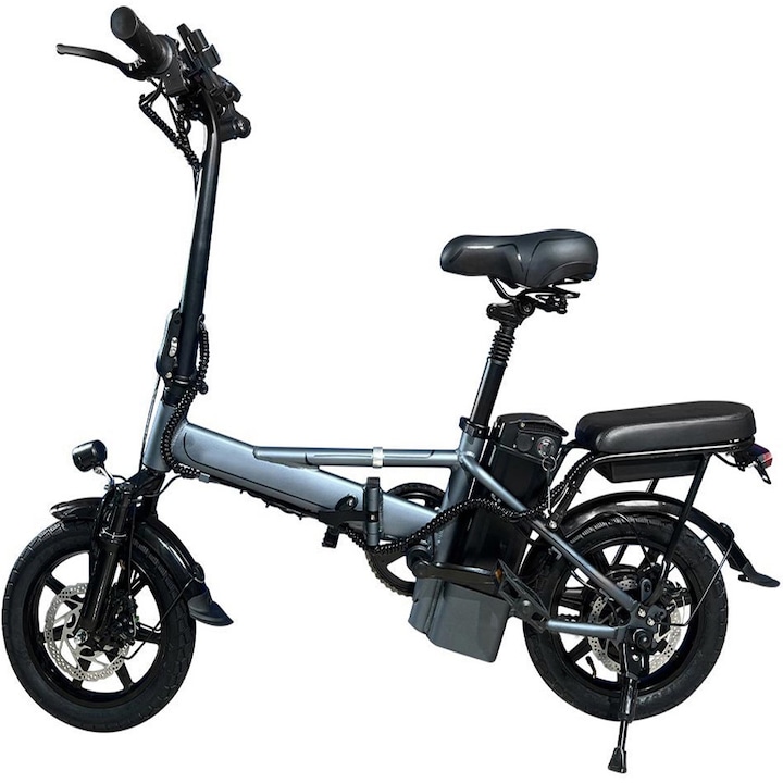 AOVOPRO E14, Elektromos Roller, 500W-os Elektromos Kerékpárok, Max. 21KM/H, 48V 10.4 Ah, 14", 28KM hatótávolság, Üléssel, USB, Maximális Terhelhetőség 120 KG, Kék