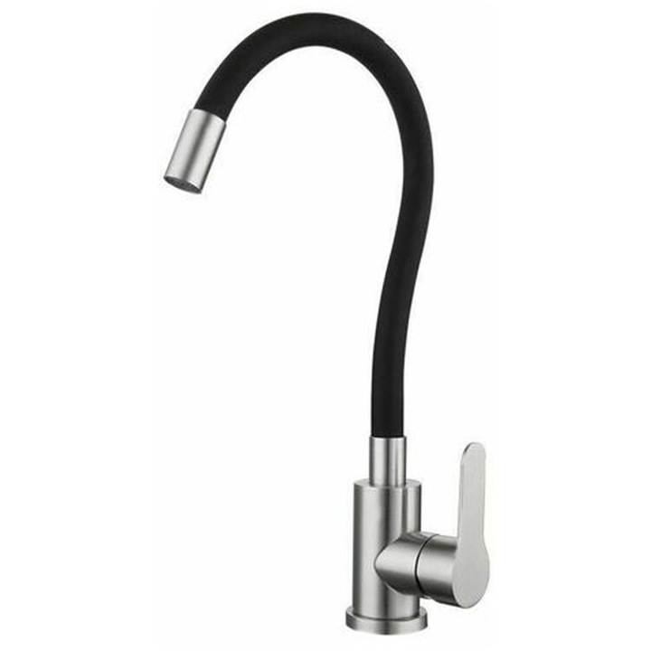 Санитарен смесител, TNEAYWHE, с ротационен смесител, лесен монтаж, керамичен, без олово, за кухня