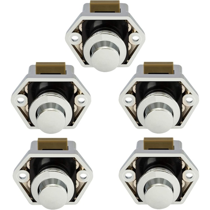 Комплект от 5 ABS ключалки, AMRINUGL, иновативен дизайн, лесни за монтаж, за яхти и превозни средства за отдих