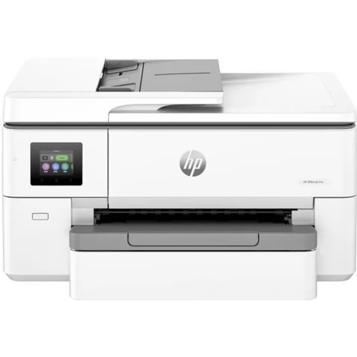 Мултифункционален принтер HP OfficeJet Pro 9720e, Duplex, A3, Inkjet, 22 ppm черен, 18 ppm цветен, 600 dpi, бял