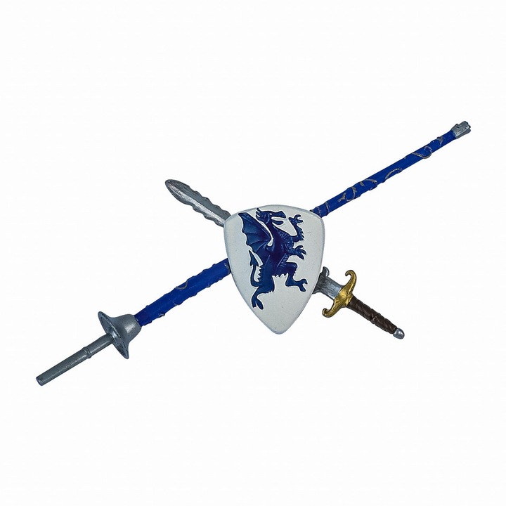 Комплект фигурки PAPO, 10 меча и щита, многоцветен, 1x11,2x18cm