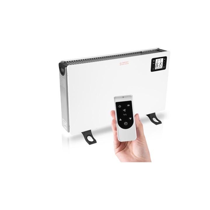 Convector electric Maltec cu termostat, telecomanda, CH2000DW Turbo 2000W