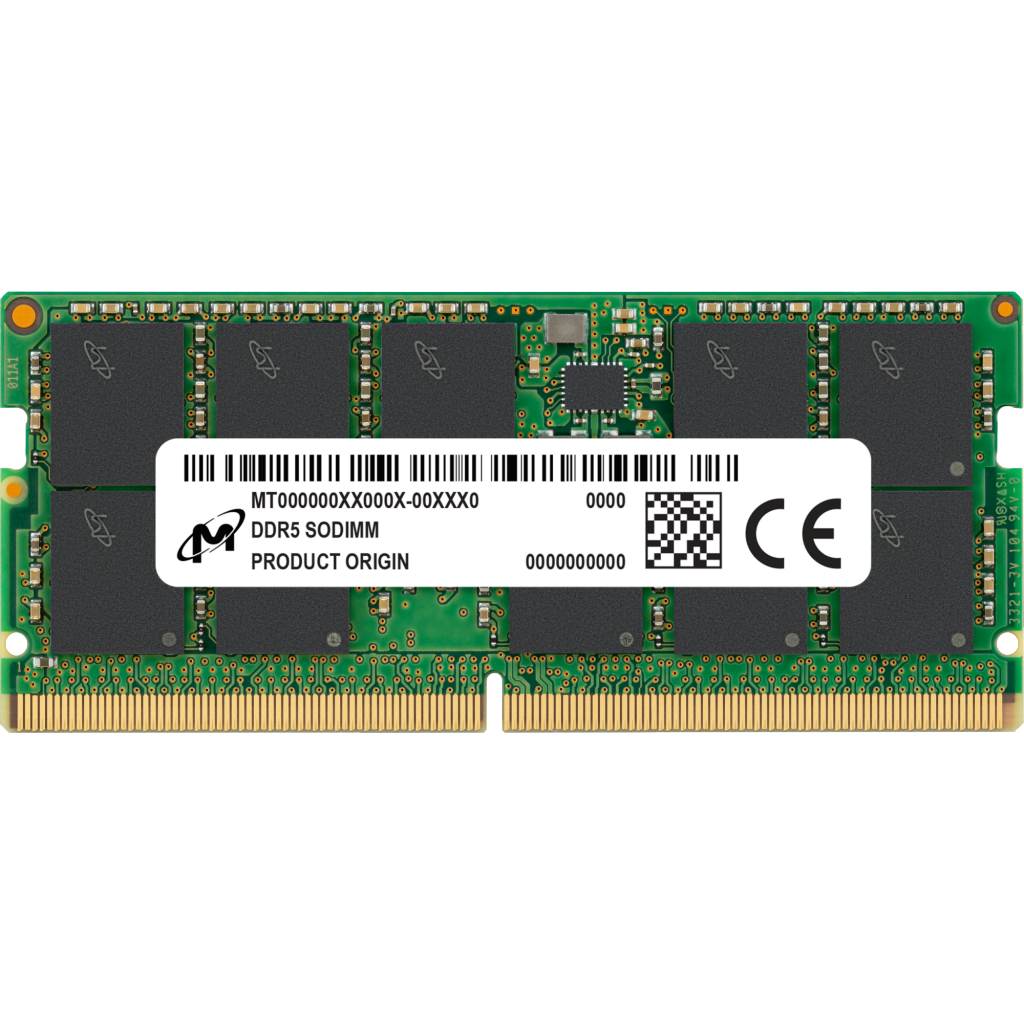 Micron DDR5 4800MHz 32GB(16GB×2) Memorie RAM, Micron, 32 GB, 4800 mHz, DDR5 - eMAG.ro