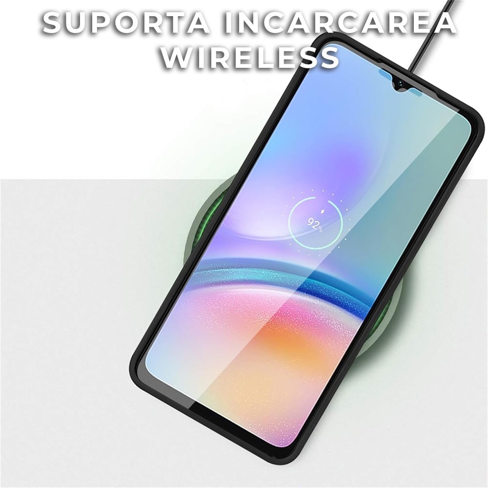 Husa pentru Xiaomi Redmi Note 14 Pro / Note 14 Pro+ / Poco X7 DaDen® ColorVerse 360, Antisoc, Protectie completa spate-ecran, Albastru