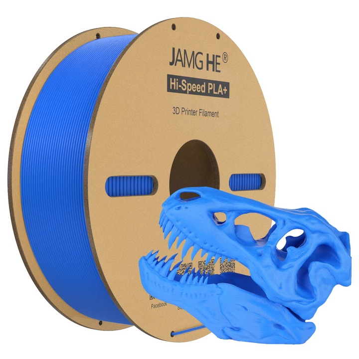 3D филамент, Jamg He Hi-Speed PLA+, 1,75 мм, 1 кг, син