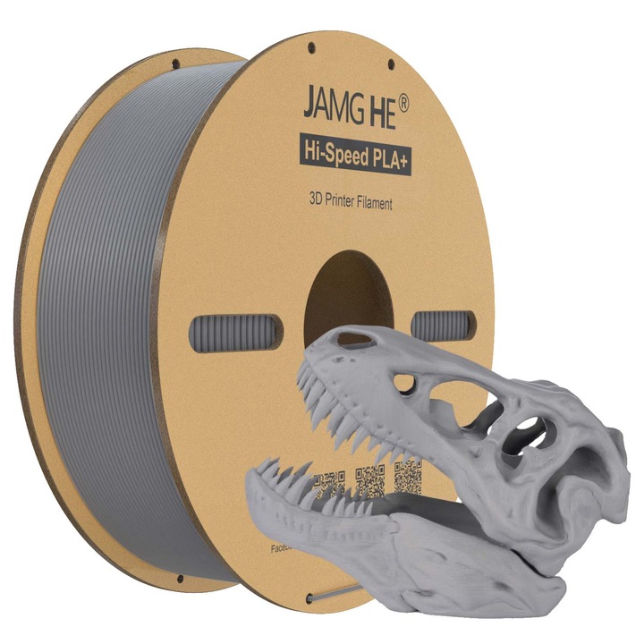 Filament 3D Jamghe, PLA+, 1.75mm, 1KG, Viteza mare de printare