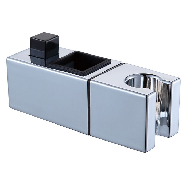 Suport de dus Enforose, rotire 360, inaltime reglabila, constructie ABS, finisaj cromat