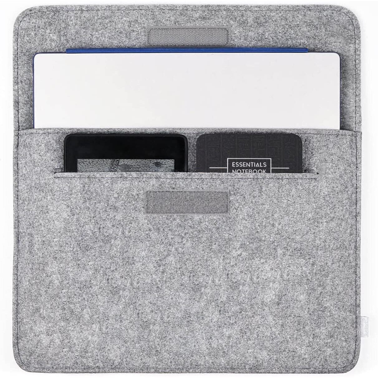 Husa laptop din fetru, Enforose, 14", 15" MacBook Pro, design subtire, rezistent la apa, gri inchis