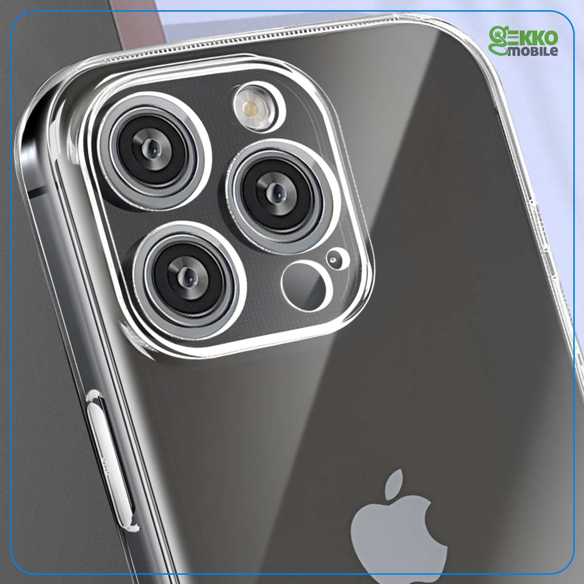 Husa pentru iPhone 16 Pro, Ultrasubtire, din silicon gel, Clear, cu decupaje dedicate pentru lentile, porturi si butoane, 0.3mm, Gekko, Transparenta